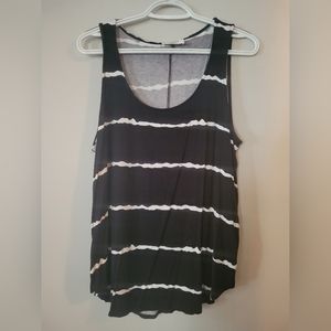 Zenana Black and white tank